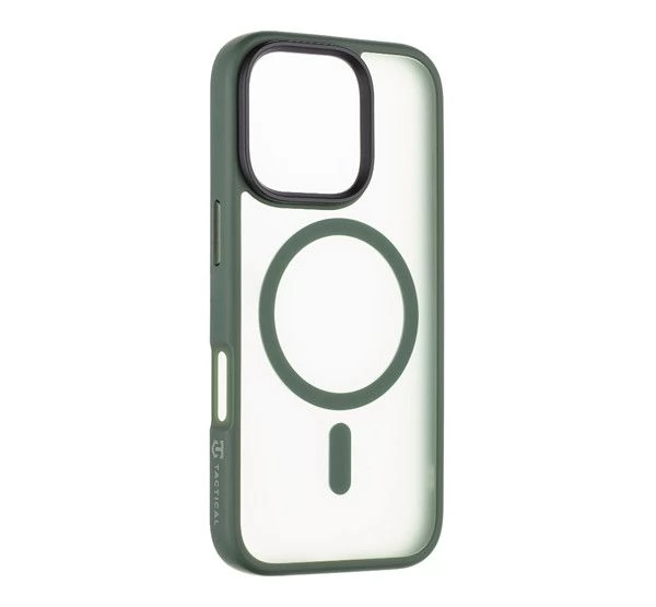 TACTICAL MagForce Hyperstealth Apple iPhone 16 Pro Magsafe hátlap tok zöld-átlátszó