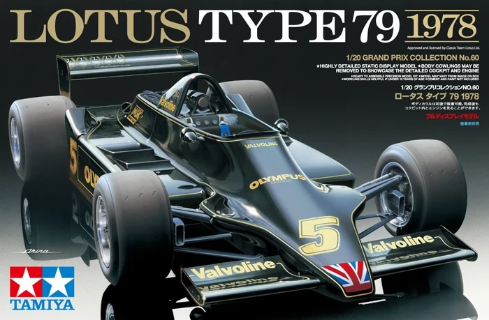 TAMIYA 1/20 Lotus Type 79 1978 versenyautó modell