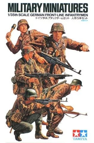 TAMIYA 1/35 Második világháborús német gyalogsági katona modell szett