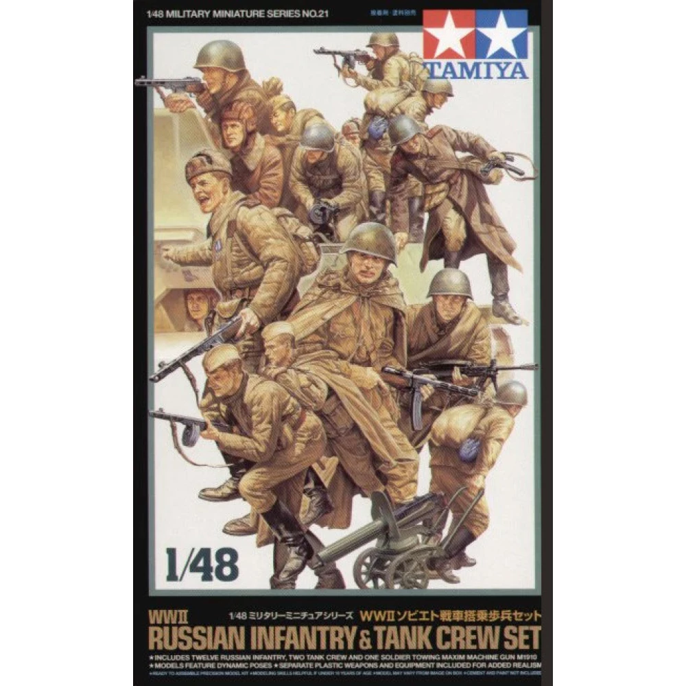 TAMIYA 1:48 WWII Russian Infantry and