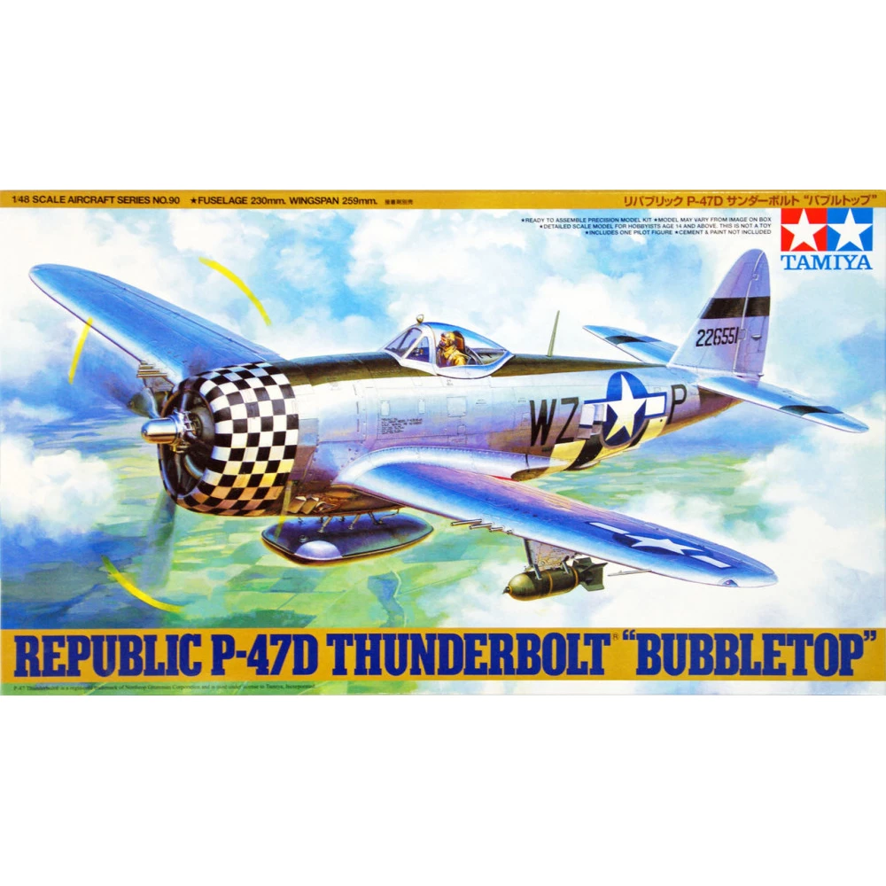 TAMIYA P-47D Thunderbolt Bubbletop - 1