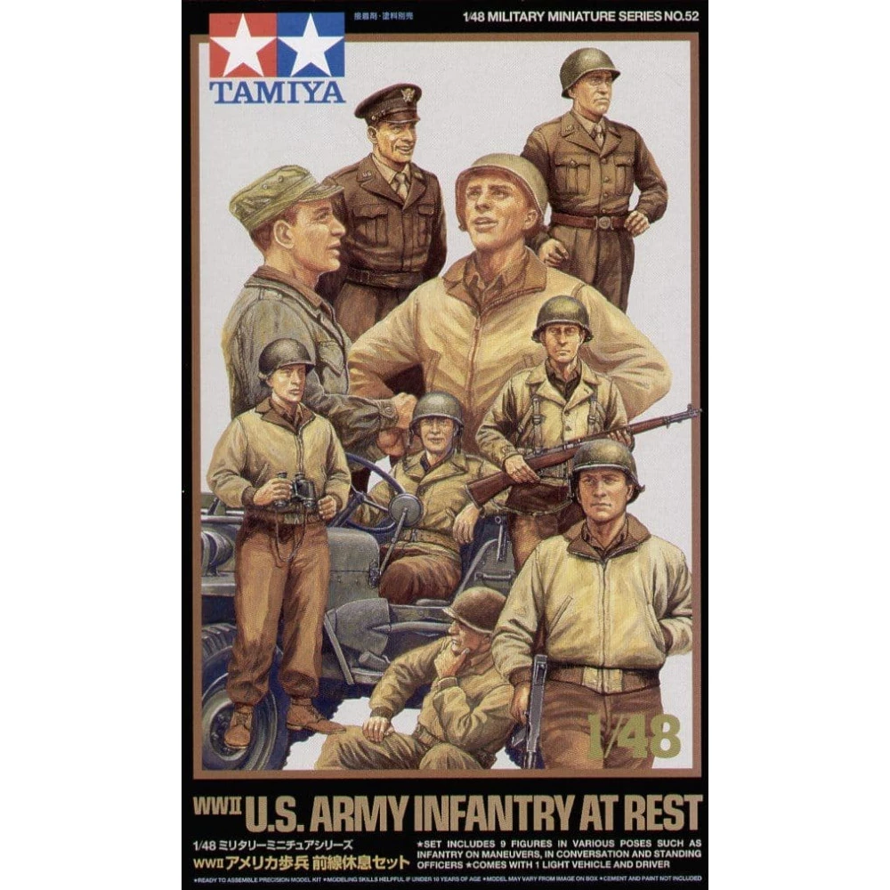 TAMIYA WWII U.S. Army Infantry At Rest