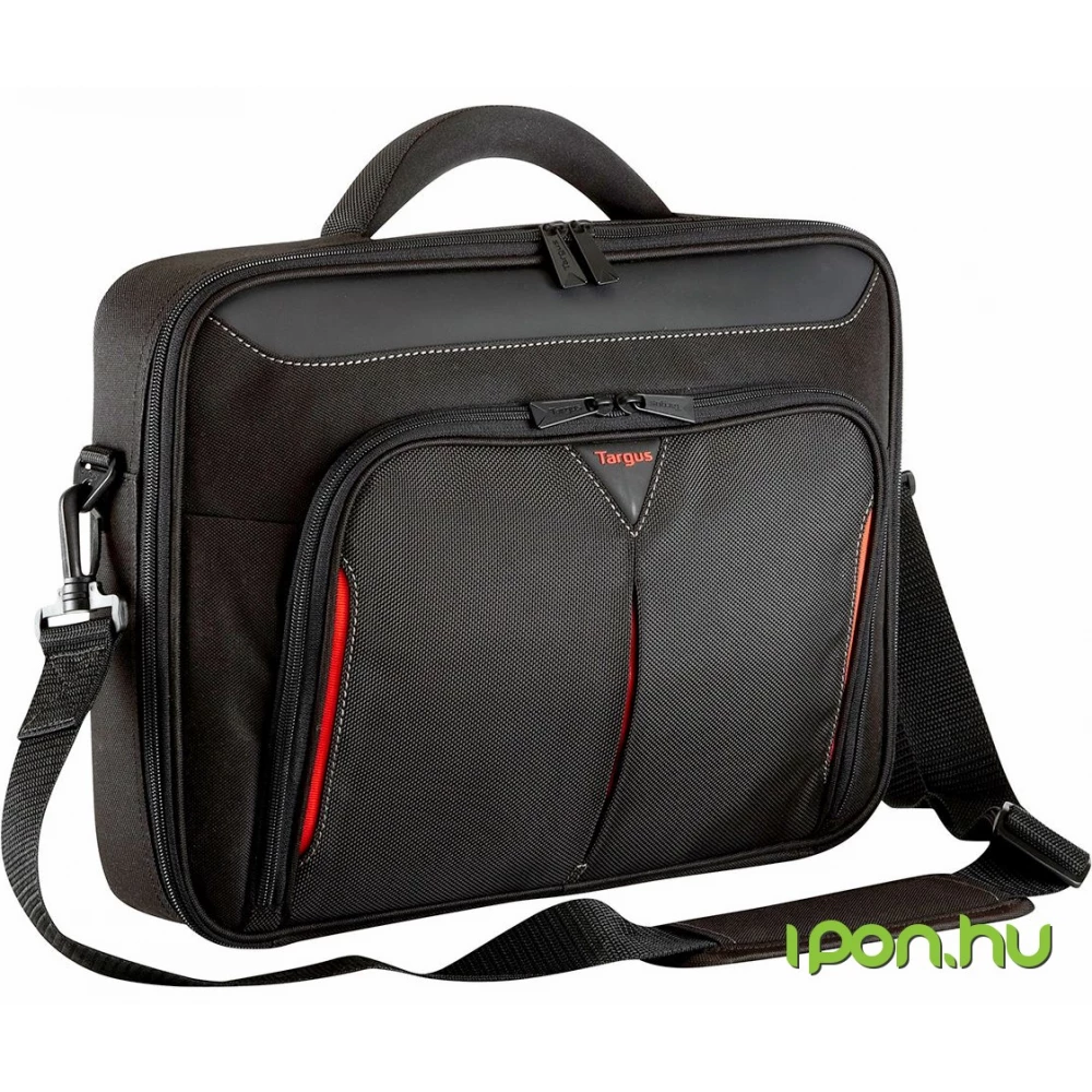 TARGUS Classic+ Clamshell Laptop Bag 17-18" fekete-piros