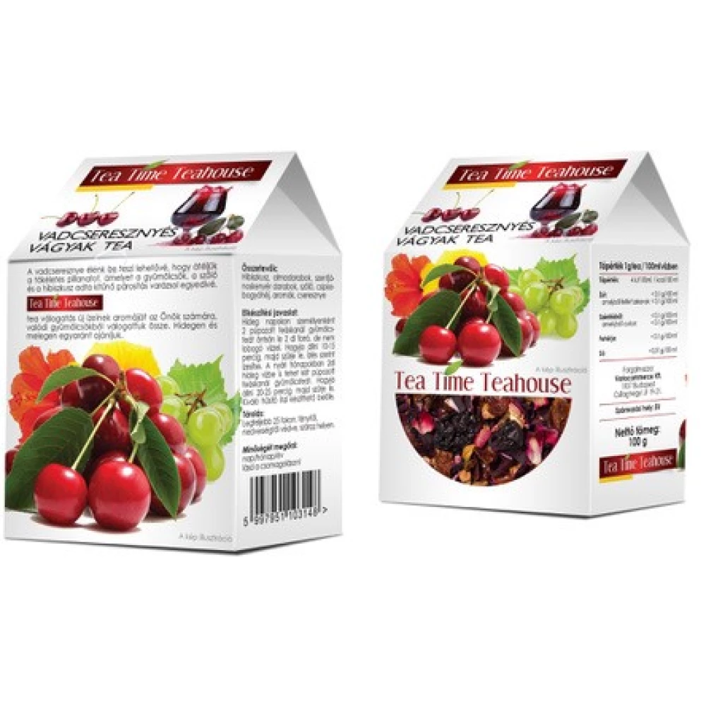 Tea Time vadcseresznyés vágyak tea 100 g