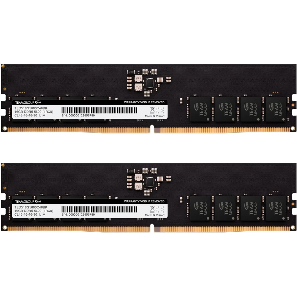 TEAM GROUP 32GB Elite DDR5 5600MHz CL46 KIT TED532G5600C46DC01