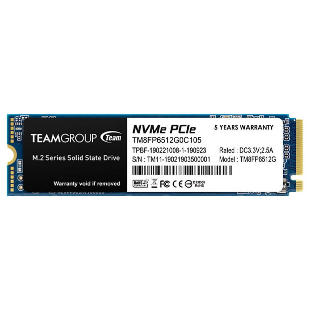 TEAM GROUP 512GB MP33 M.2 PCIe M.2 2280 TM8FP6512G0C101