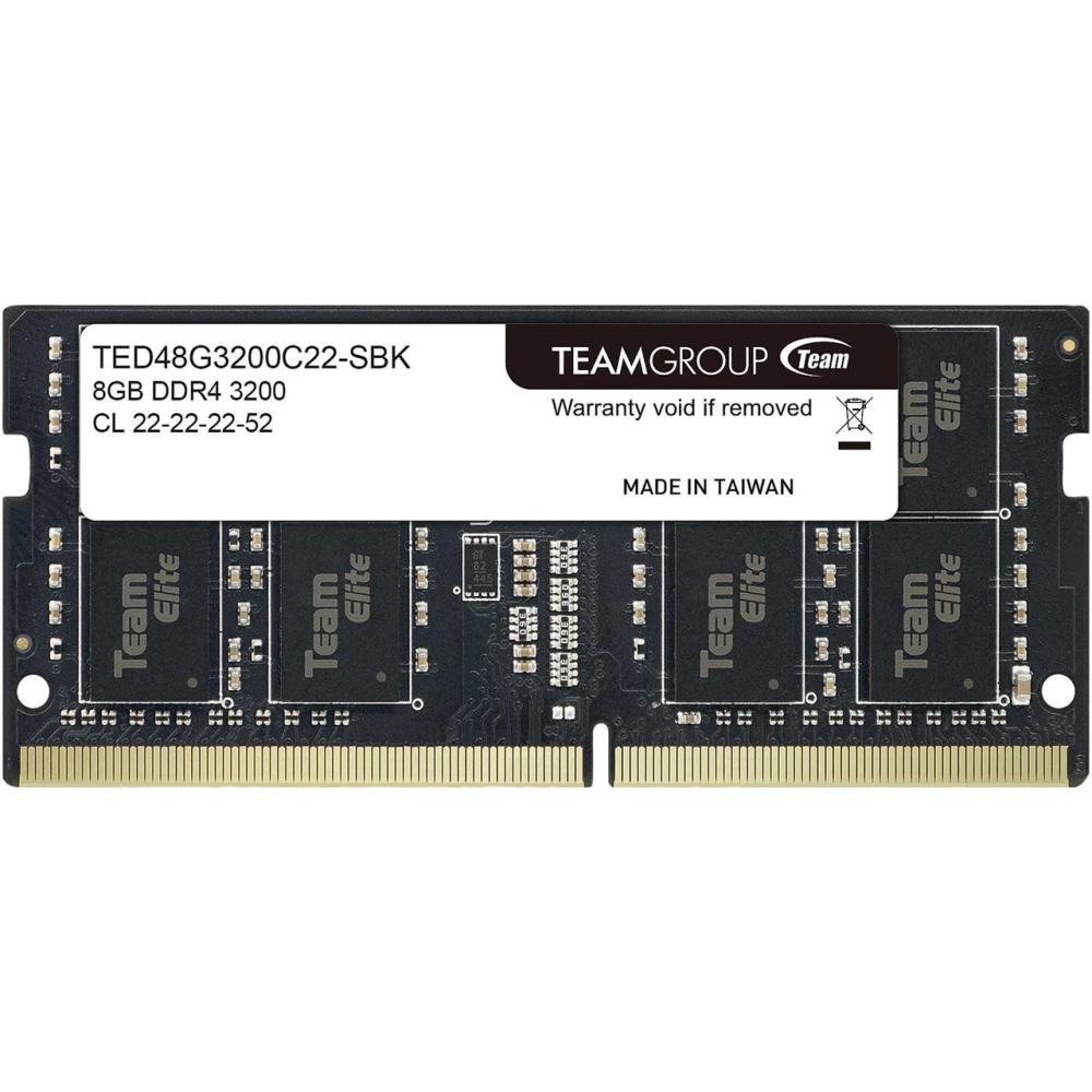 TEAM GROUP 8GB Team Elite Notebook DDR4 3200MHz TED48G3200C22-S01