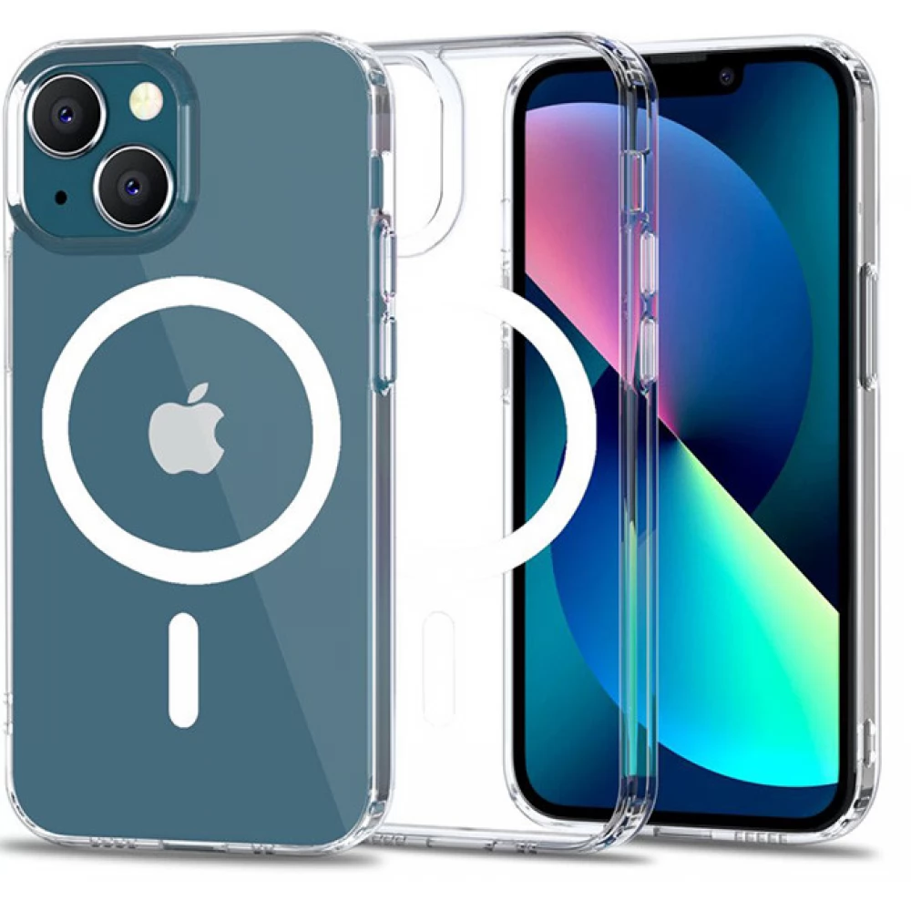 TECH-PROTECT MAGMAT Magsafe hátlaptok iPhone 13 Mini átlátszó