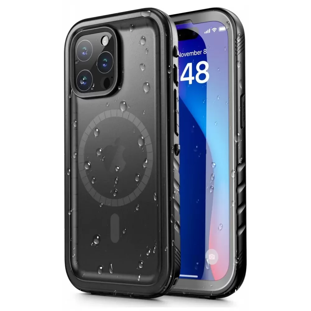 TECH-PROTECT Shellbox vízálló és ütésálló tok iPhone 15 Pro Max fekete