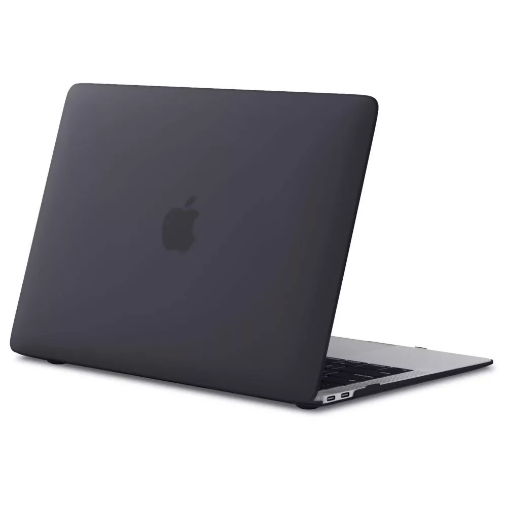 TECH-PROTECT SmartShell Műanyag hátlap védőtok Apple MacBook Air 13 (2018 / 2019 / 2020) fekete