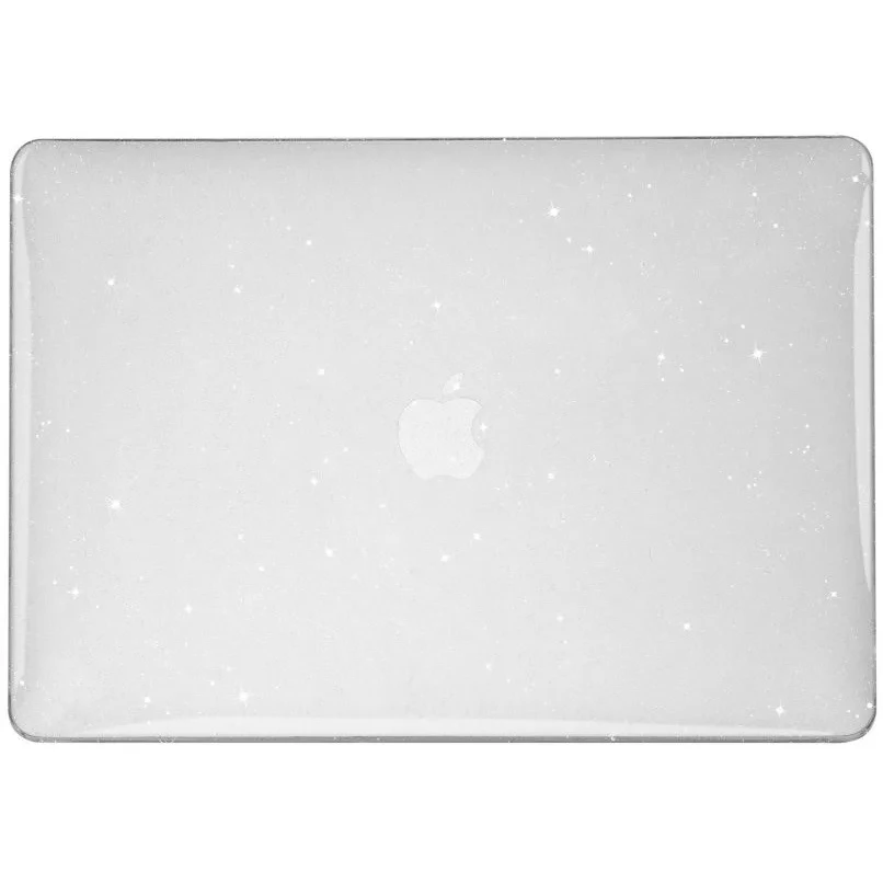 TECH-PROTECT SmartShell Műanyag hátlap védőtok Apple MacBook Air 13 (2022 / 2023 / 2024) csillogó átlátszó