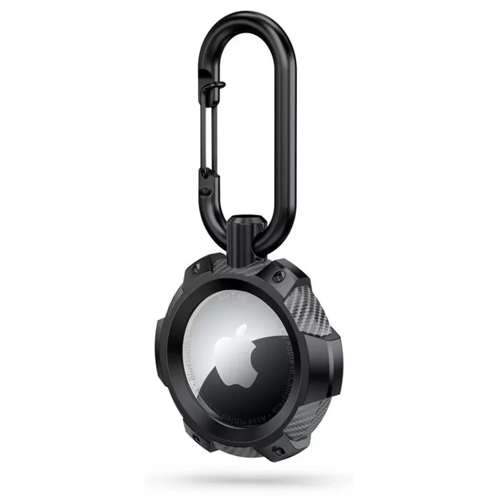 TECH-PROTECT TpuCarbon Apple AirTag tok fekete