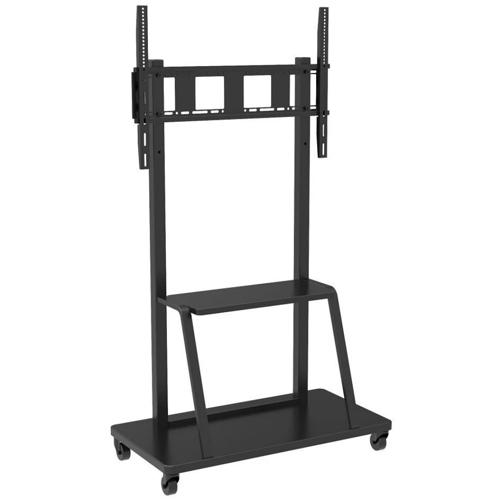 TECHLY Multifunction Mobile TV Cart for LED/LCD TV 55-100" with shelf