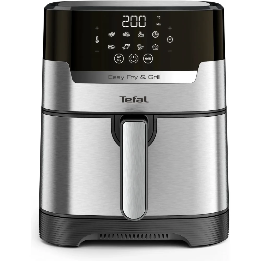 TEFAL EY505D15 Easy Fry & Grill Forrólevegős sütő 1550 W 4.2 l ezüst / fekete