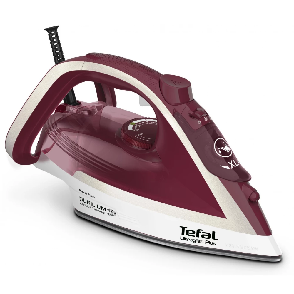 TEFAL FV6810 Ultragliss Plus Vasaló gőzölős 2800 W 50 g bor vörös / fehér