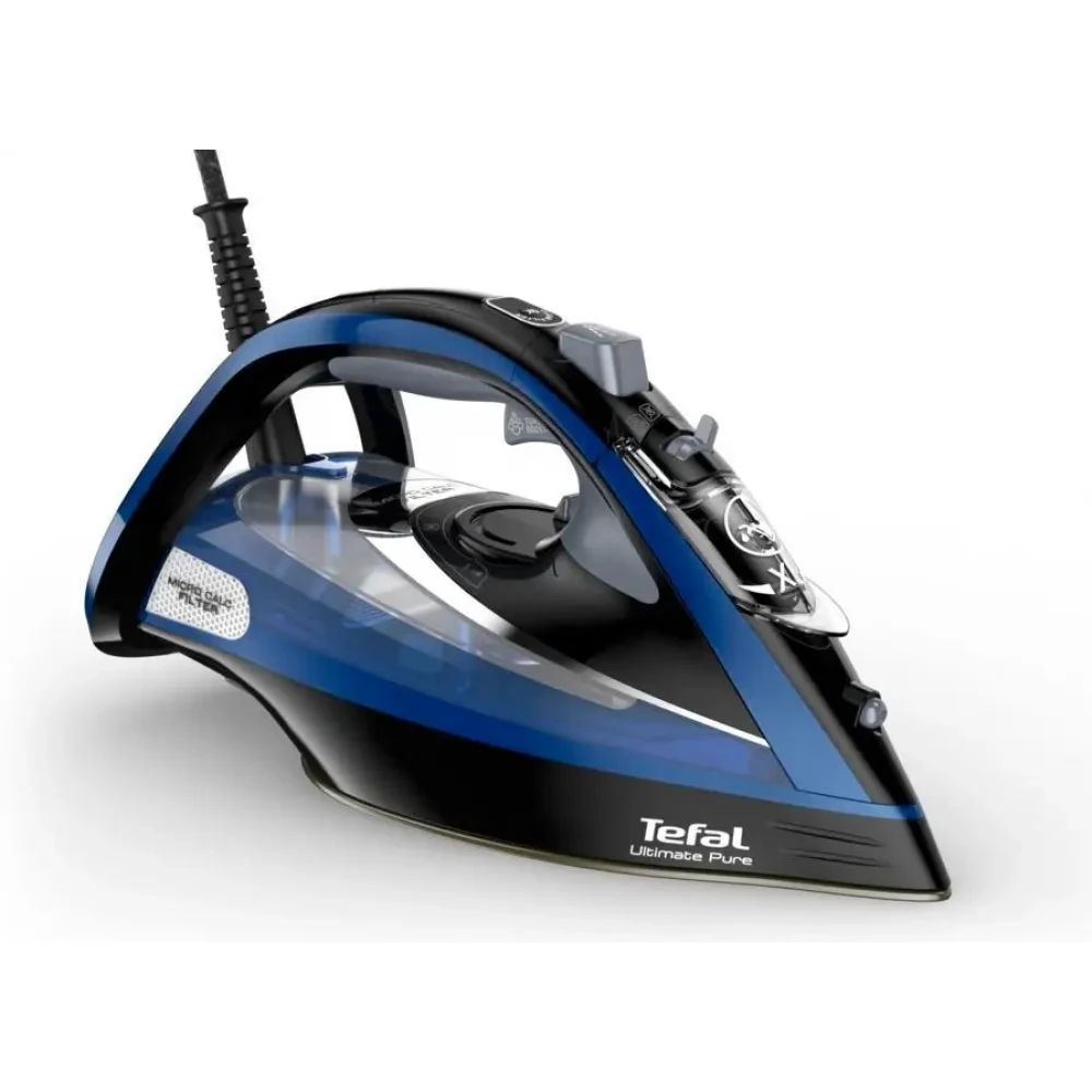 TEFAL FV9848E0 Ultimate Pure Gőzölős Vasaló 3200 W 350 ml sötétkék / fekete