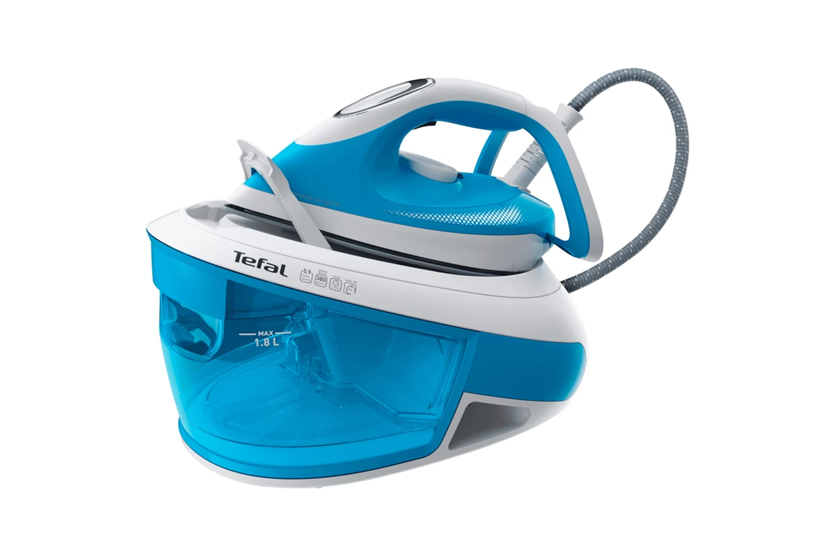 TEFAL SV8002 Gőzállomás Tefal Express Airglide 2800W Ciánkék/Fehér