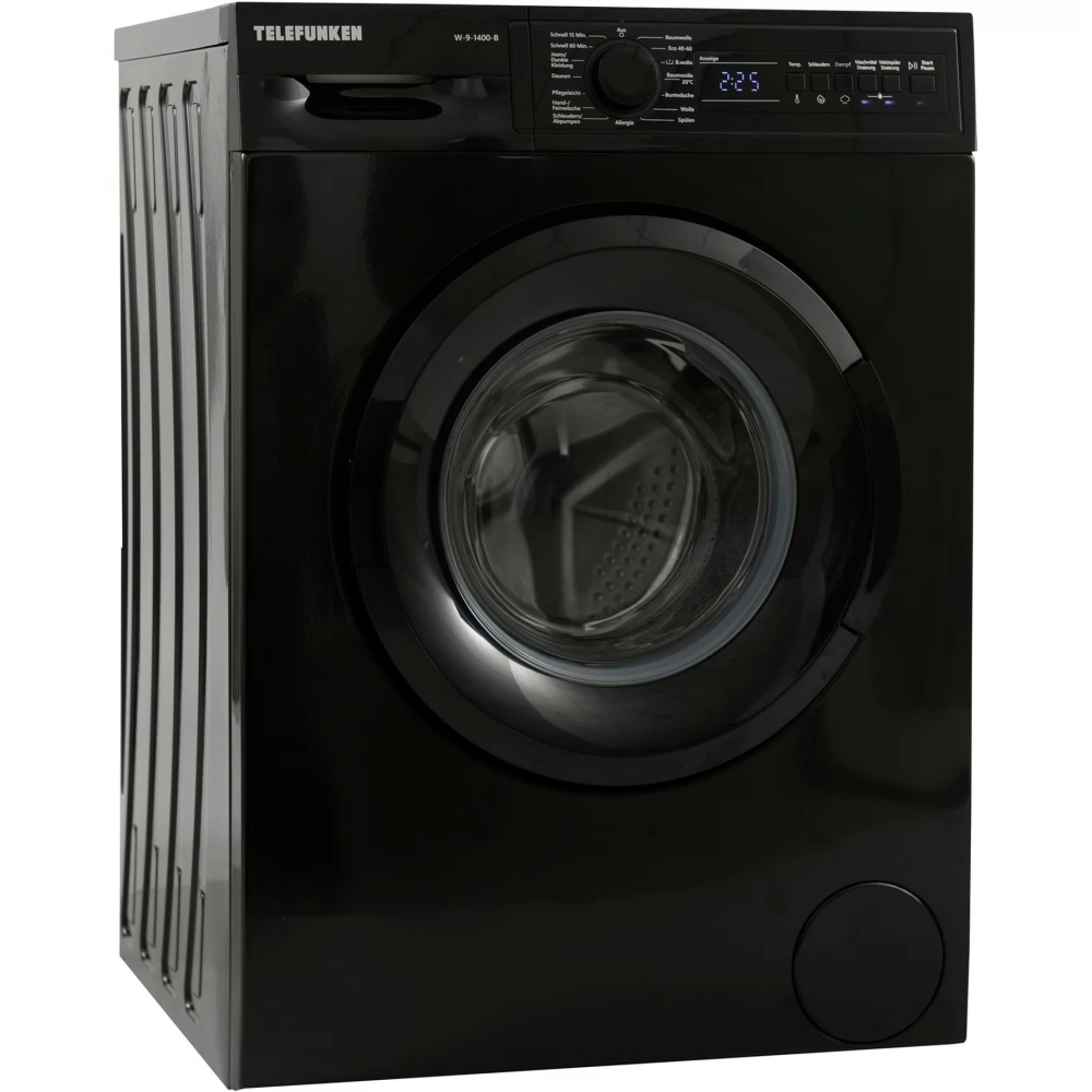 TELEFUNKEN W-9-1400-B Mosógép elöltöltős 9 kg B fekete