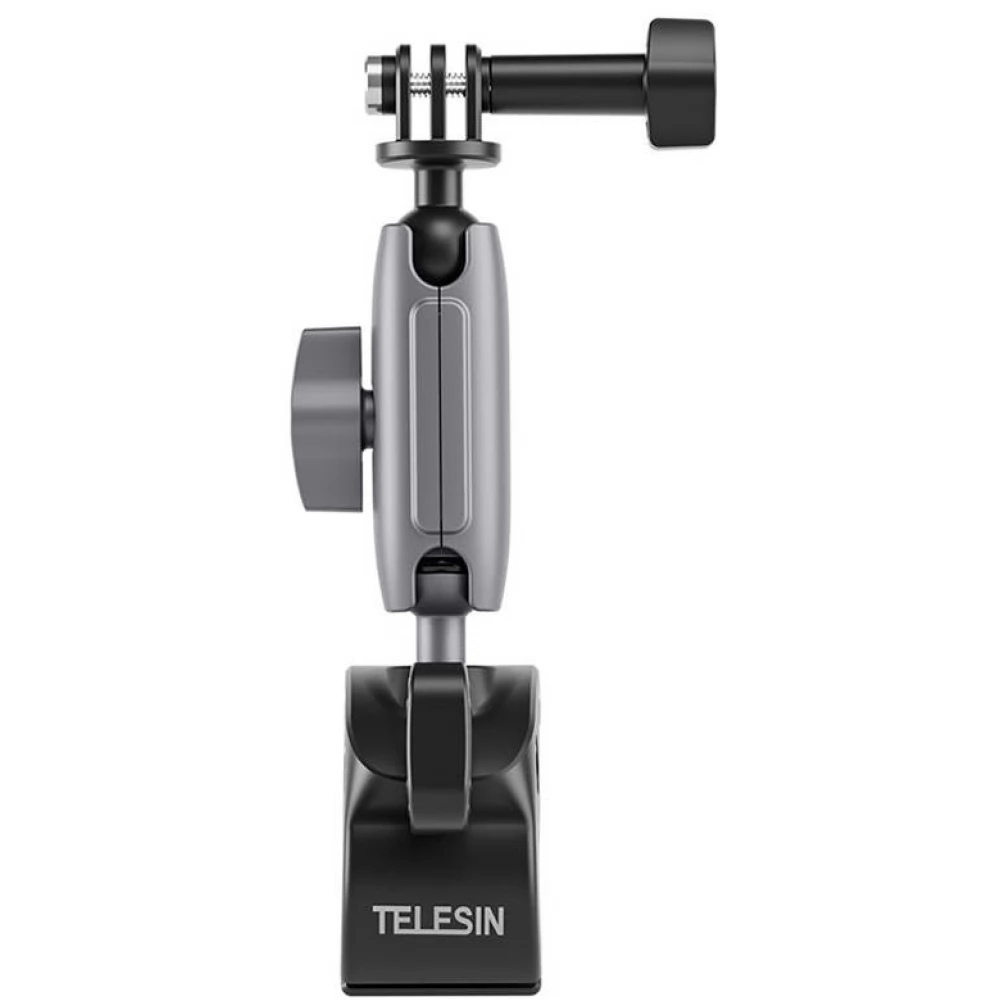 TELESIN Universal Handlebar Tube Clamp Mount for action cameras and smartphones aluminum