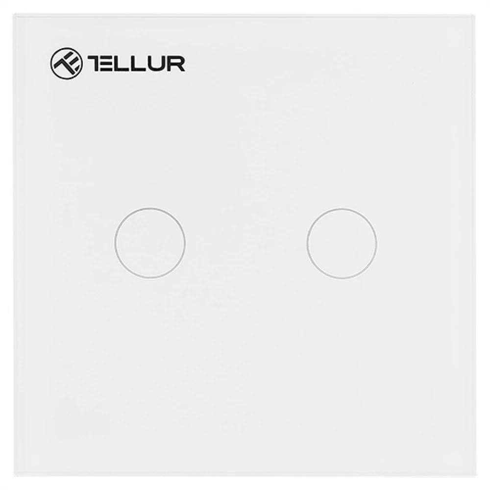 TELLUR TLL331051 Wifi Switch 2 port kapcsoló fehér