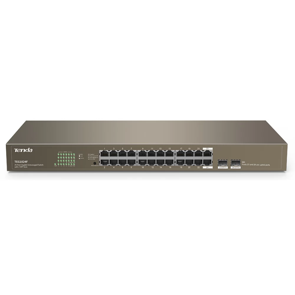 TENDA TEG1024F 24-Port Gigabit Unmanaged Switch