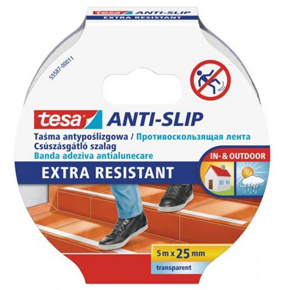 TESA Csúszásgátló szalag 25mm x 5 m Anti-slip átlátszó