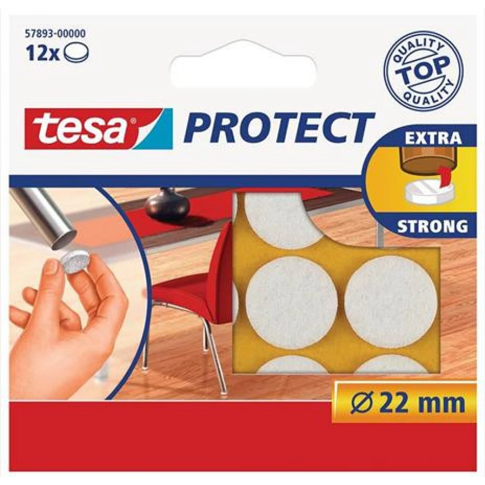 TESA Filckorong karcolásgátló 22mm Protect fehér