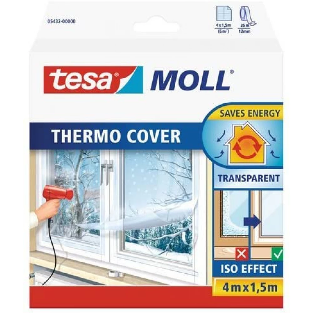 TESA tesamoll Ablakszigetelő fólia 1.5 m x 4 m