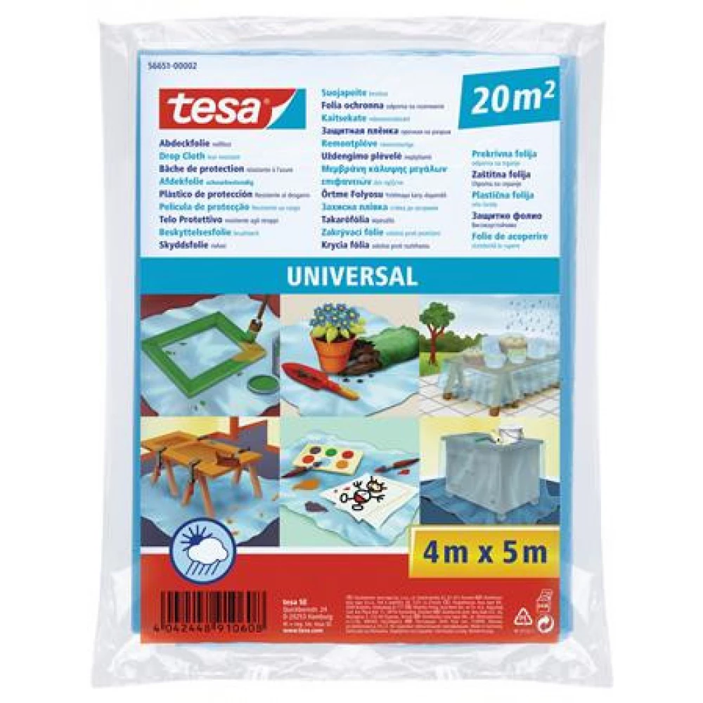 TESA Universal 56651 Takarófólia lépésálló 5 x 4 m