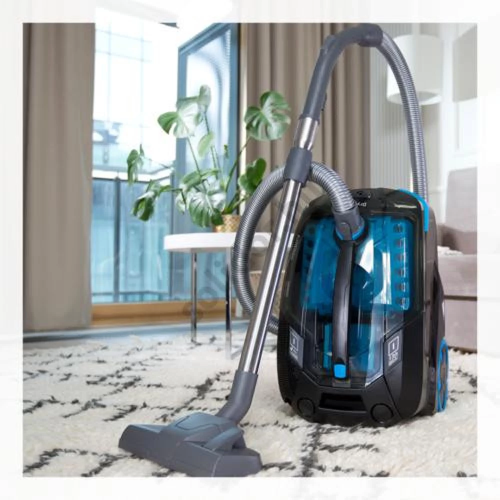 THOMAS 788596 AMFIBIA Porszívó porzsák nélküli 1700 W 1.8 l fekete / kék