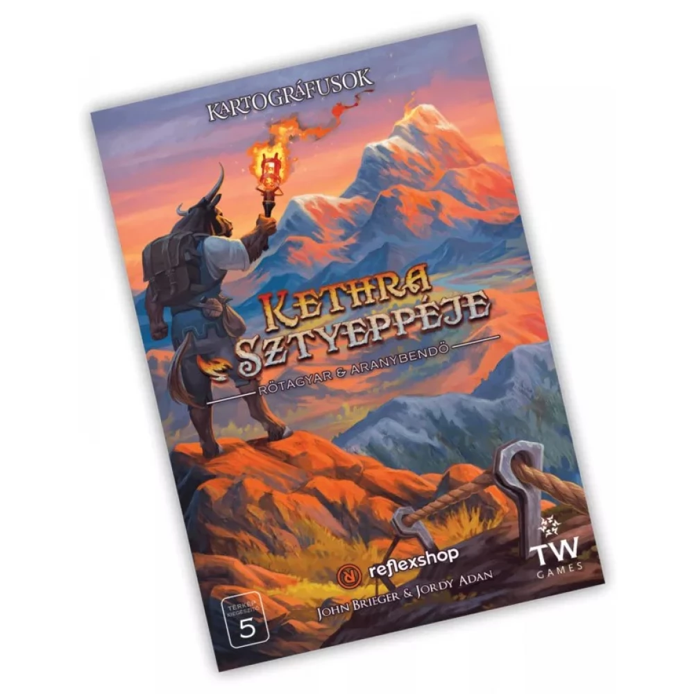 THUNDERWORKS GAMES Kartográfusok - Kethra sztyeppéje társasjáték kiegészítő