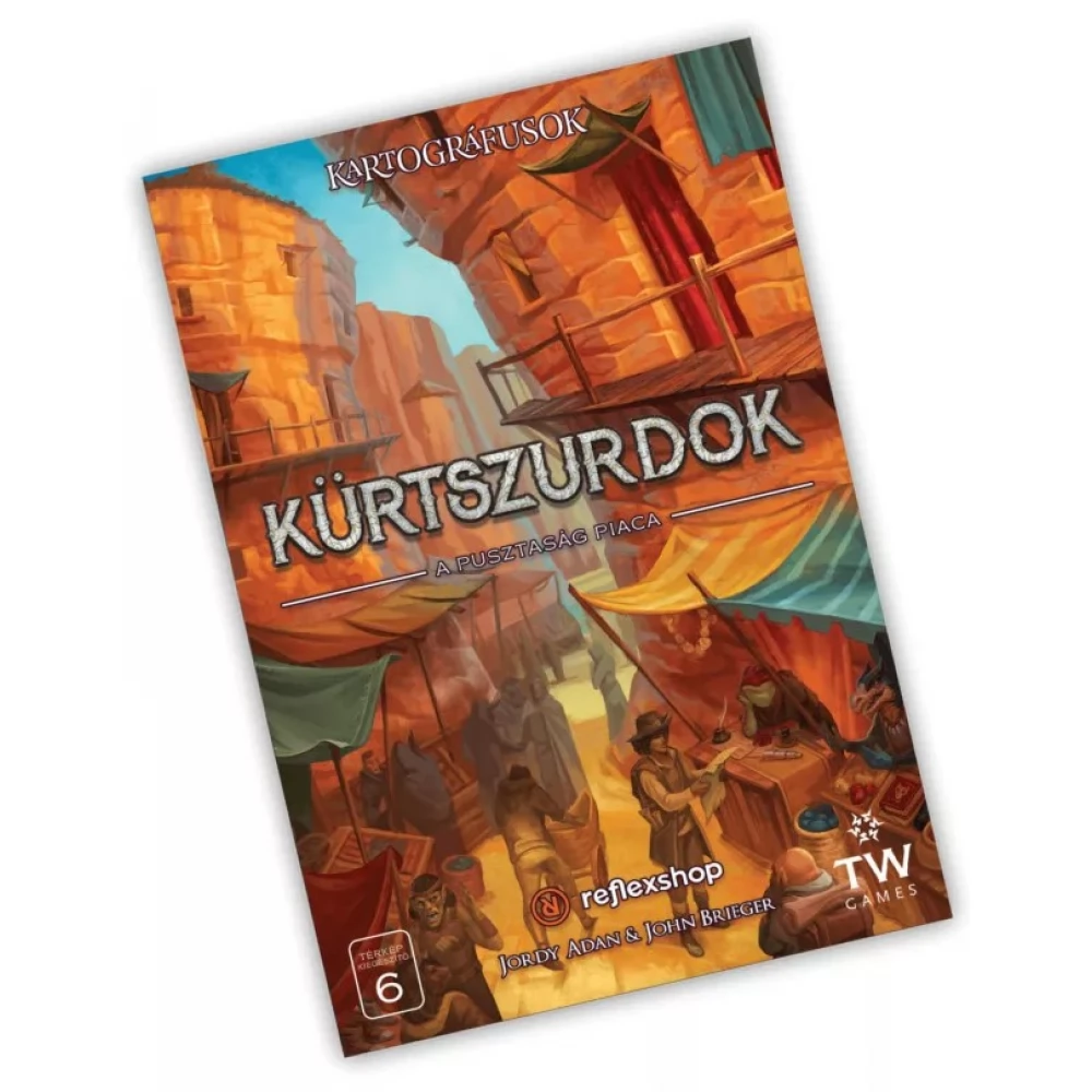 THUNDERWORKS GAMES Kartográfusok - Kürtszurdok térképcsomag társasjáték kiegészítő
