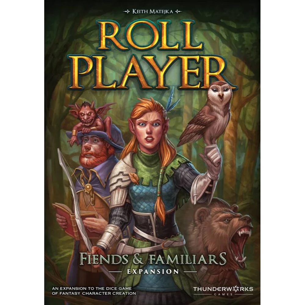 THUNDERWORKS GAMES Roll Player: Fiends & Familiars társasjáték kiegészítő