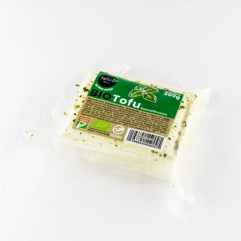 Toffini bio tofu bazsalikomos 300 g