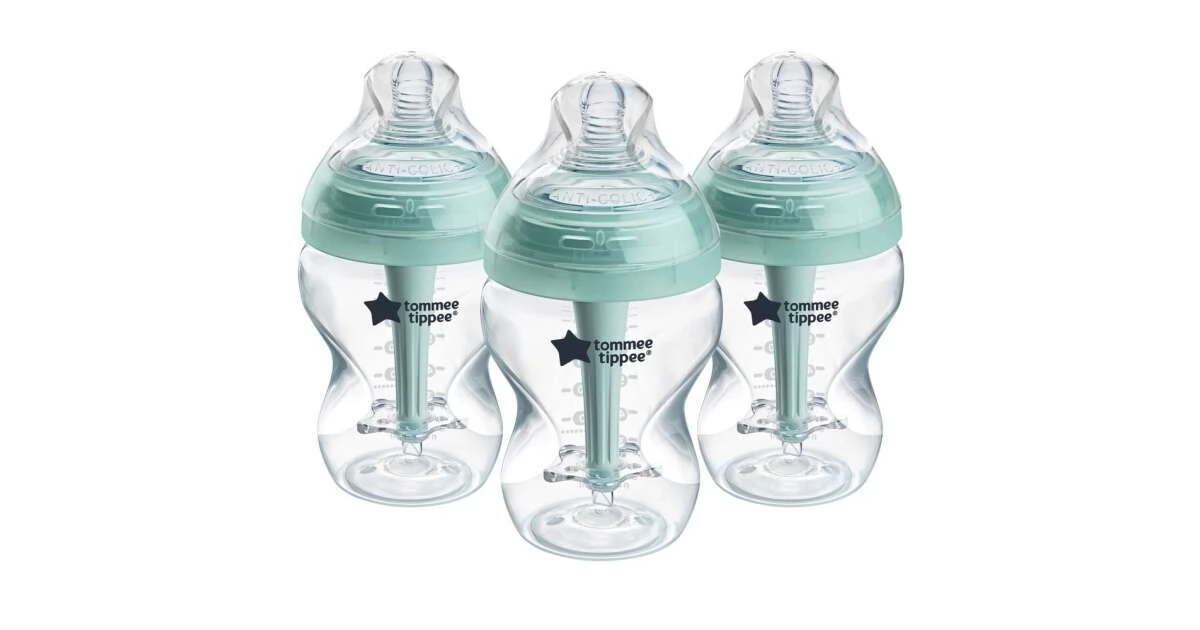 TOMMEE TIPPEE Advenced anti colic cumisüveg 260 ml 3db zöld