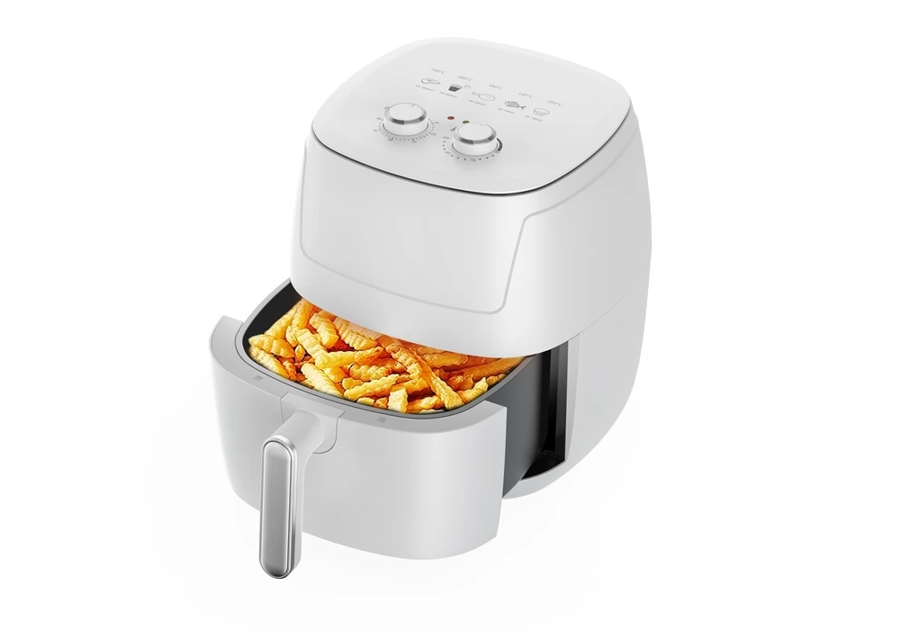 TOO AF-110W-1350 W Forrólevegős sütő 1350W 5.2L Fehér