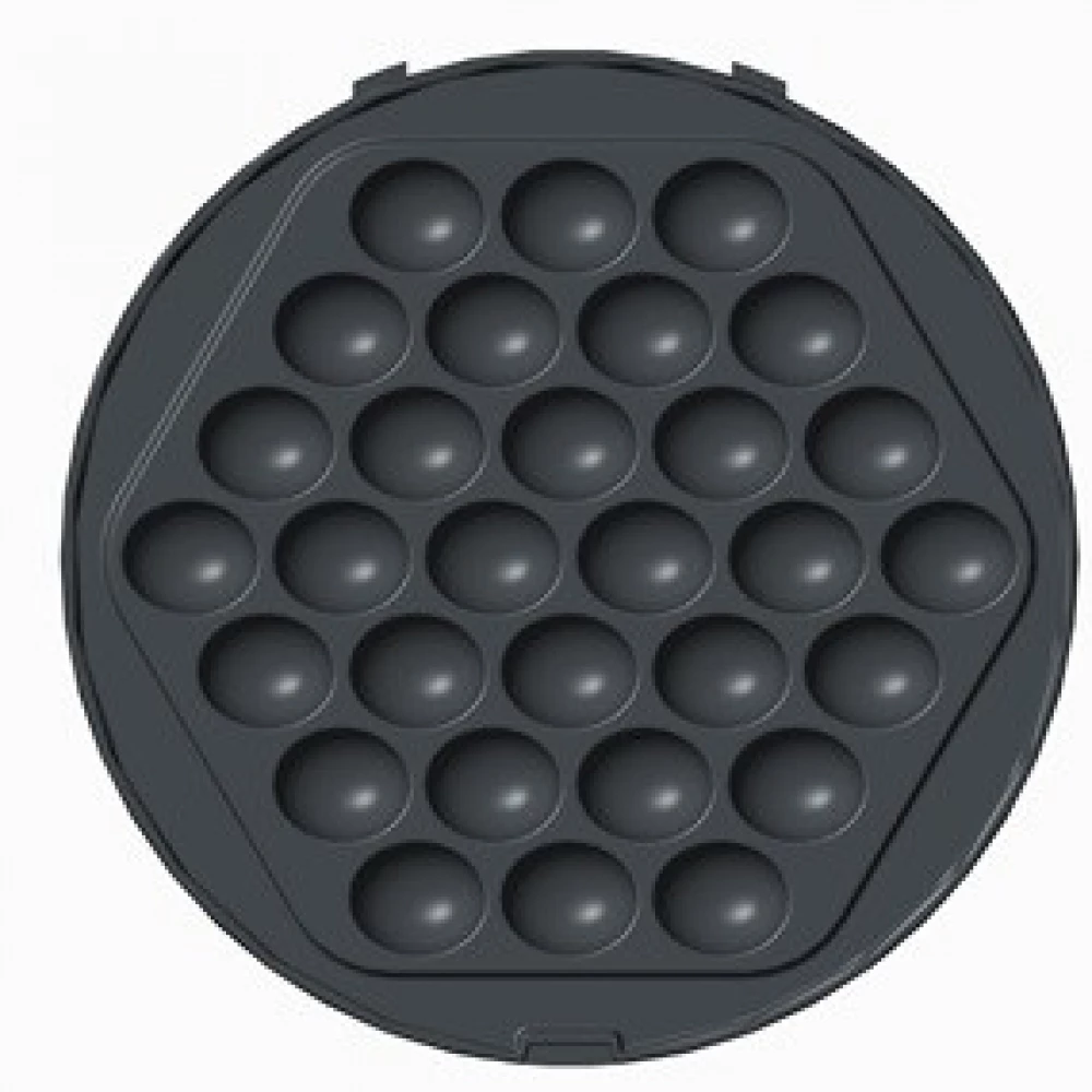TOO AP-306B-BUP buborék formájú kiegészítő sütőlap WM-304W-850W típusú gofrisütőhöz fekete