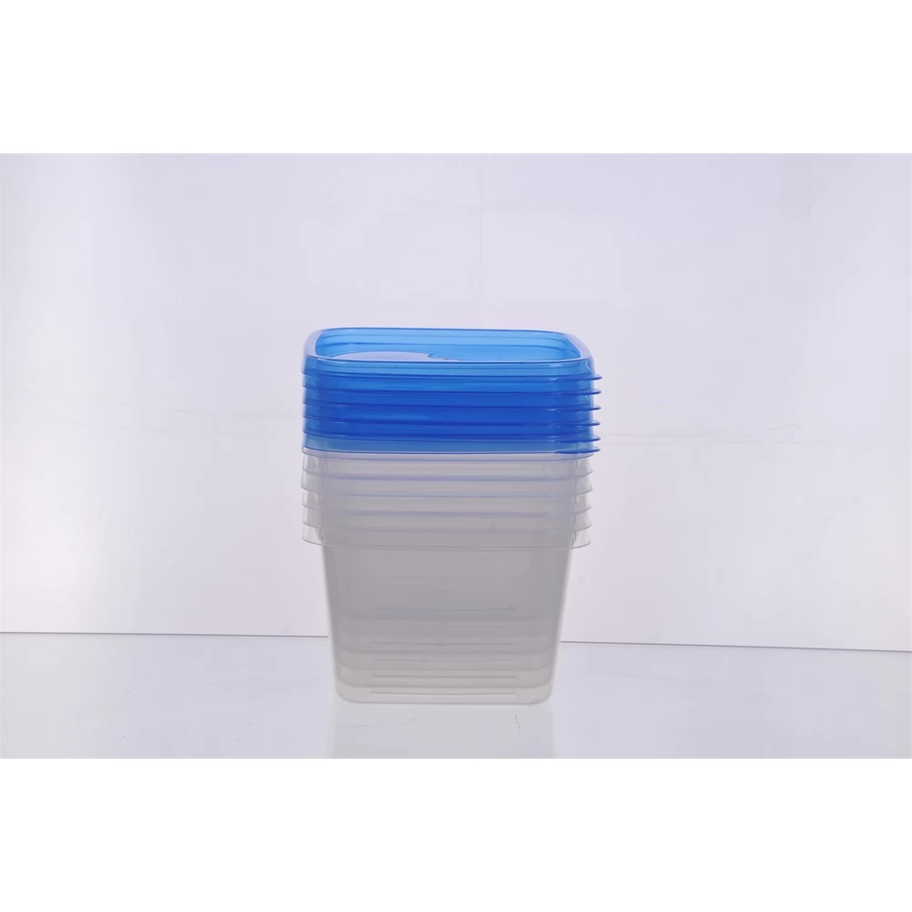 TOO KT-152 Négyzetes ételtároló doboz szett 1000ml-es 6 db-os