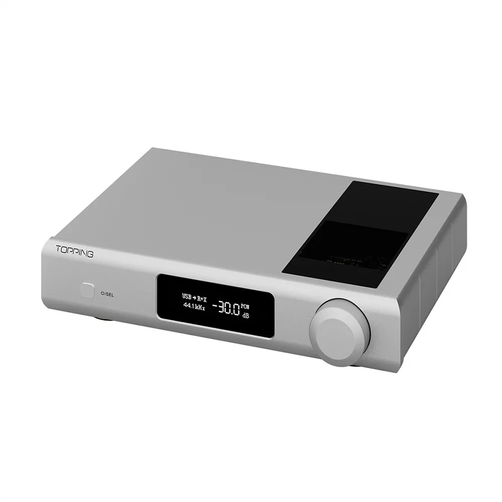 TOPPING D90 III DISCRETE - Asztali 1-bit DAC Ezüst