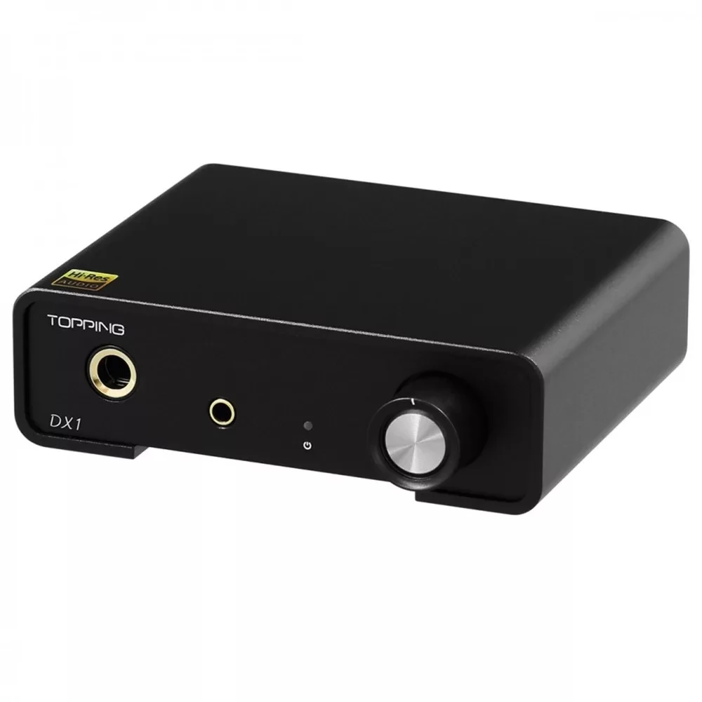 TOPPING DX1 DAC és fejhallgató erősítő 32bit 384kHz DSD256 Fekete