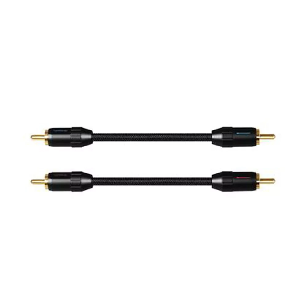 TOPPING RCA Összekötő Fekete 10cm MG-TPPNG-TCR2-10
