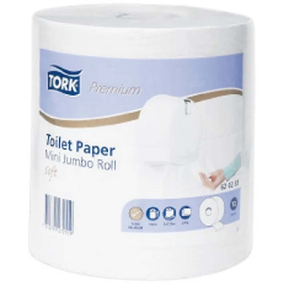 TORK Prémium Jumbo mini soft toalettpapír 2 tekercses 2 rétegű