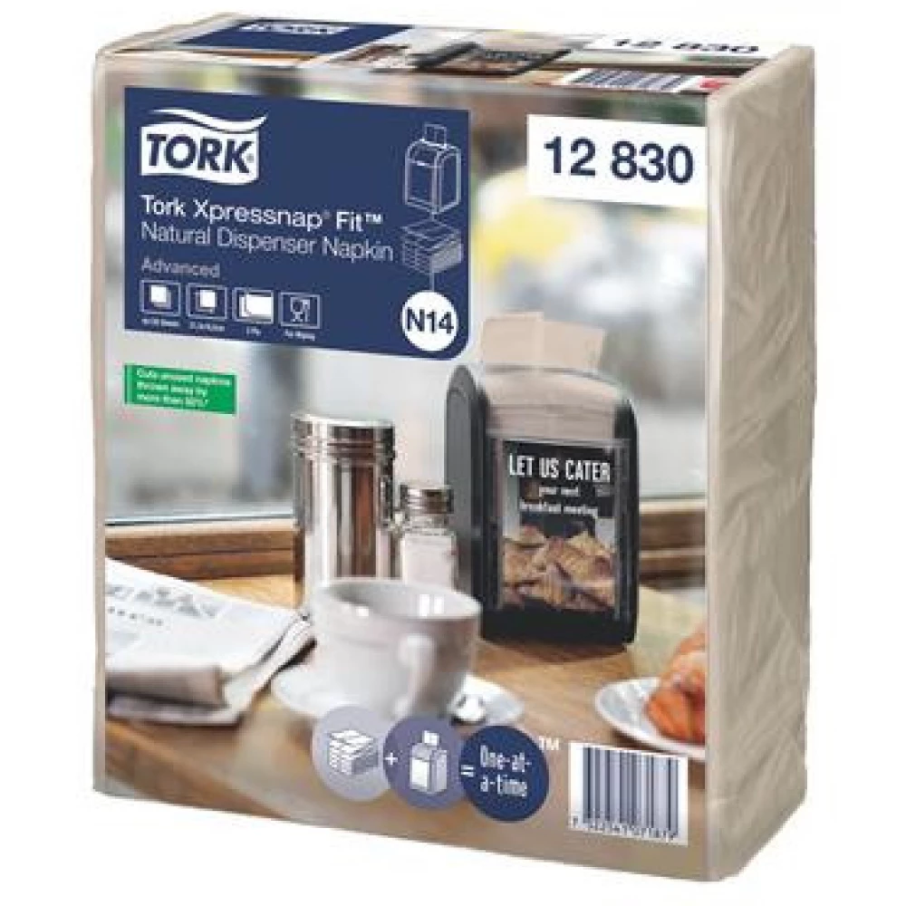 TORK Szalvéta adagolós N14 rendszer 720 db 1/2 hajtogatott 2 rétegű 21.3x16.5 cm Xpressnap Fit natúr