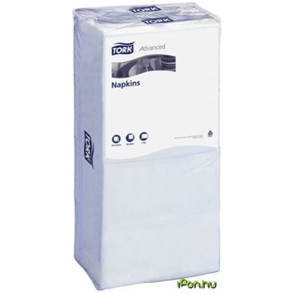 TORK Tissue koktélszalvéta 2 rétegű 24x24 cm fehér