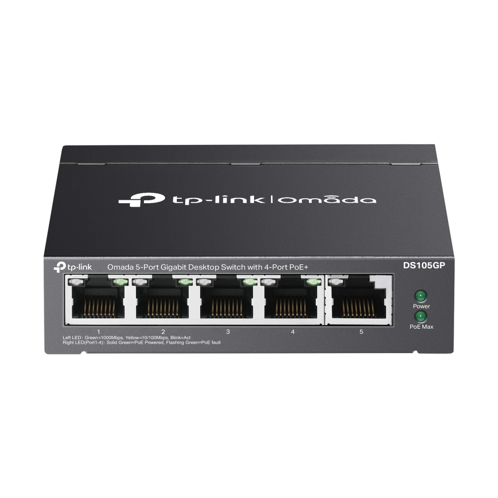 TP-LINK DS105GP Omada 5-Port Gigabit Unmanaged Desktop Switch
