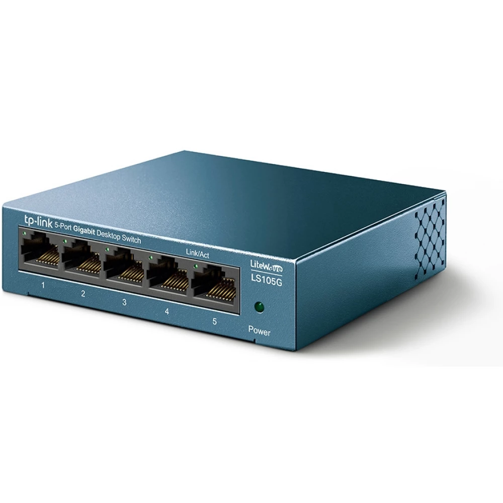 TP-LINK LS105G 5-Port 10/100/1000Mbps Desktop Switch