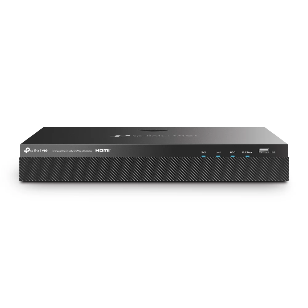 TP-LINK NVR2016H-16P PoE+ 16 csatornás NVR