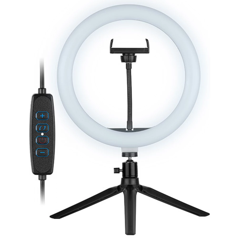 TRACER LED Ring Lamp 26cm with mini tripod