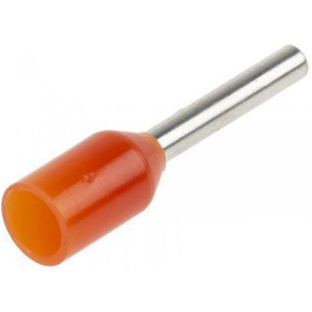 TRACON E020 0.5 mm2 100 db Szigetelt narancs érvéghüvely