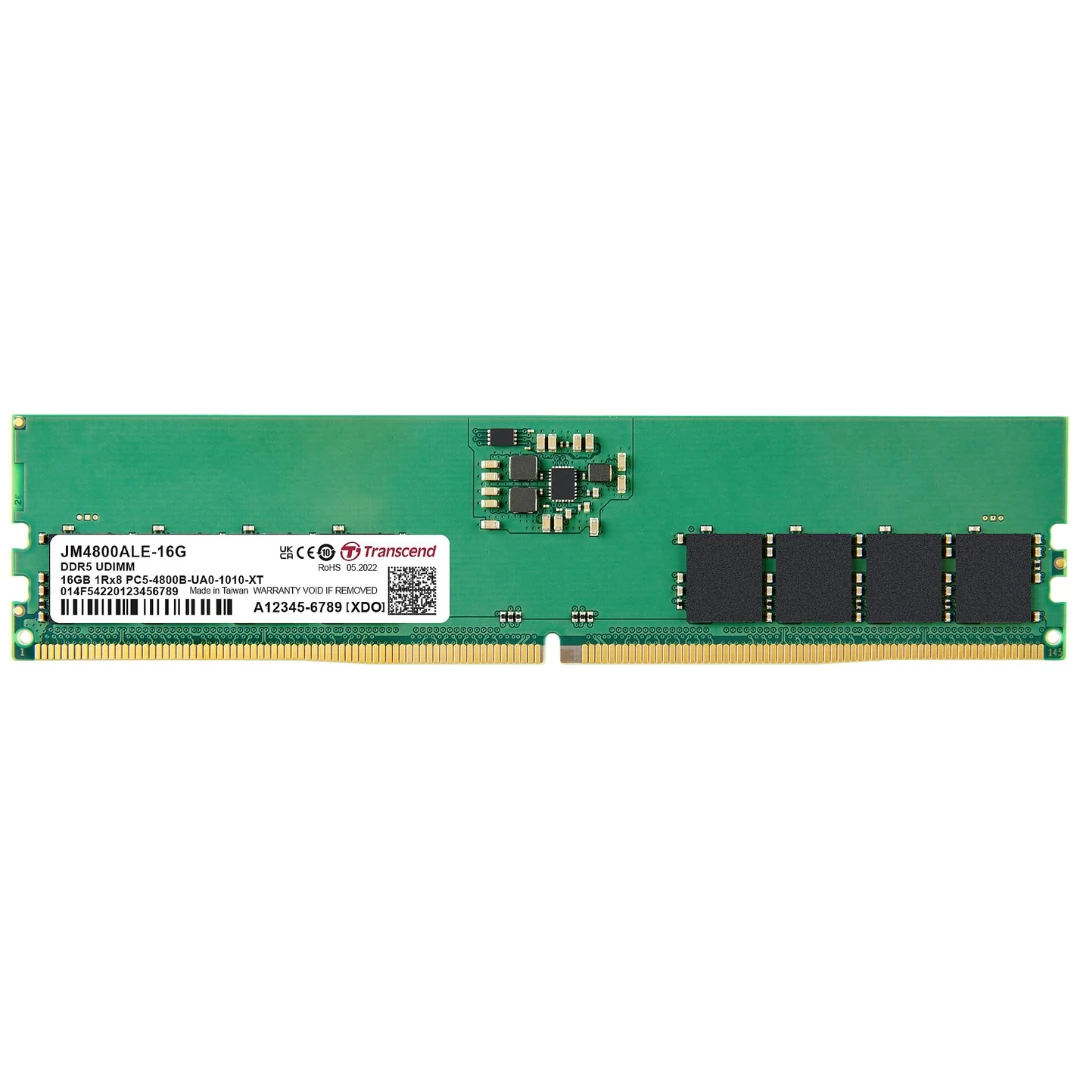 TRANSCEND 16GB JetRam DDR5 4800MHz CL40 JM4800ALE-16G